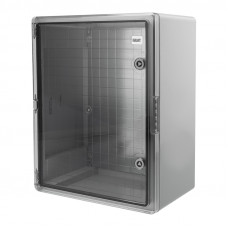 Корпус пластиковый ЩМПп с прозрачной дверцей и монтажной панелью 500х400х240мм, АБС, УХЛ1, IP65 REXANT