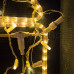 Гирлянда Айсикл (бахрома) светодиодный, 4,8 х 0,6 м, прозрачный провод, 230 В, цвет: Золото,  176 LED