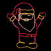 Фигура "Дед Мороз Привет!", размер 83*69 см NEON-NIGHT, SL501-318