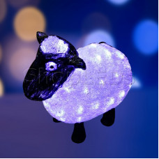 Акриловая светодиодная фигура "Овца" 30см, 56 светодиодов, IP65, 24В, NEON-NIGHT