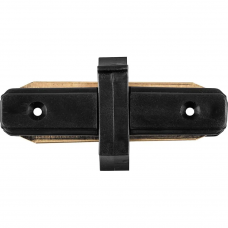 Коннектор прямой для шинопровода ,черный, LD1000