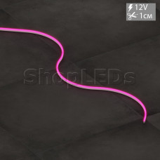Гибкий неон SL 2835, 120 Led, IP65, 12V, 1CM, 6х12мм, NEW (розовый)