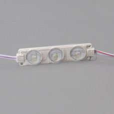 Светодиодный модуль c линзой PIX-3LED (12V, 3W, 150Lm, IP65) (холодный белый 10000K)