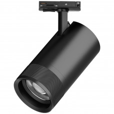 C4407SS Светильник CANNO PRO д/треков BARRA LED 40W 2800LM 20-55G ЧЕРНЫЙ 2700-4200-6000K IP20 с тонким адаптером (304407 + 592007-SS)